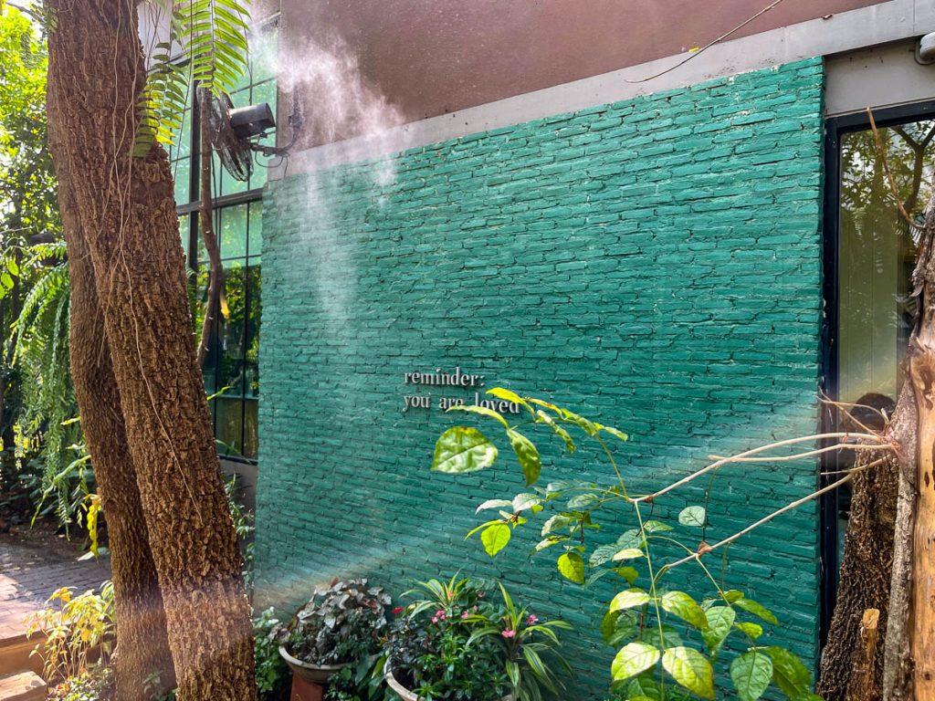 The Garden at Caramellow Cafe, Chiang Mai, Thailand
