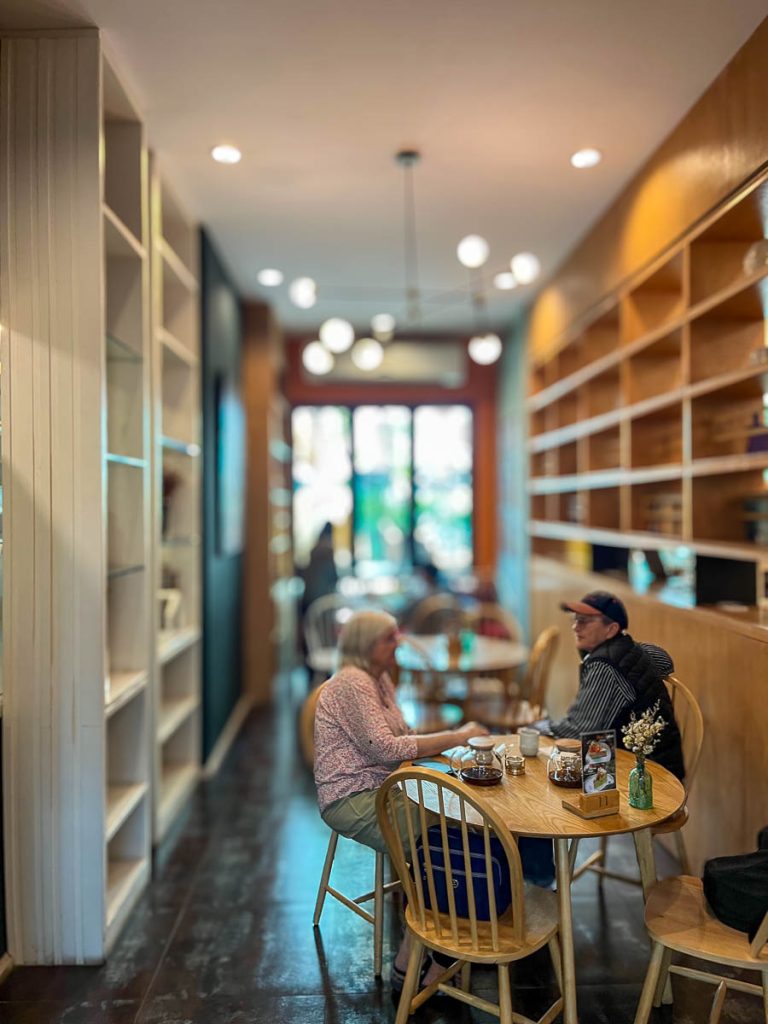 The interior of Caramellow Cafe, Chiang Mai, Thailand
