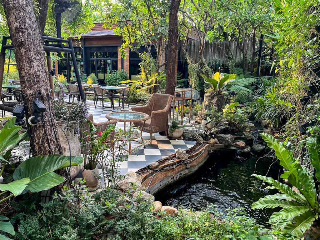The Garden at Caramellow Cafe, Chiang Mai, Thailand