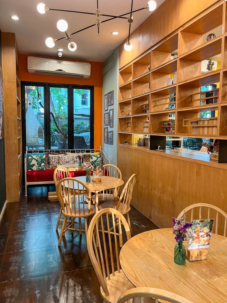 The interior of Caramellow Cafe, Chiang Mai, Thailand