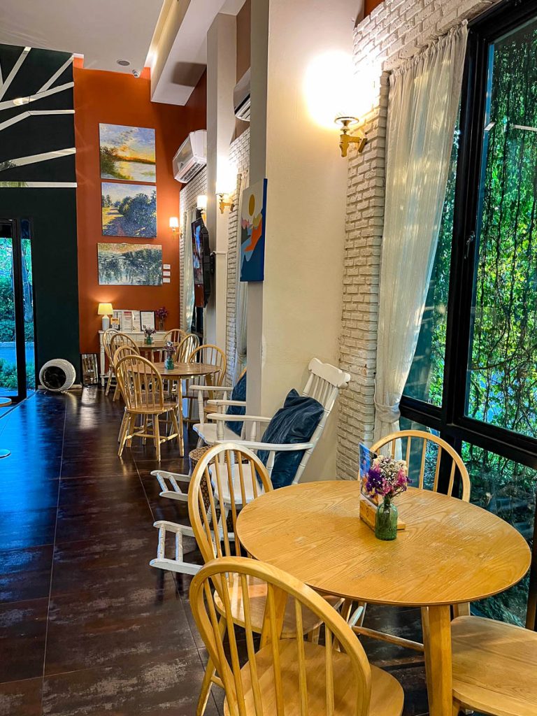 The interior of Caramellow Cafe, Chiang Mai, Thailand