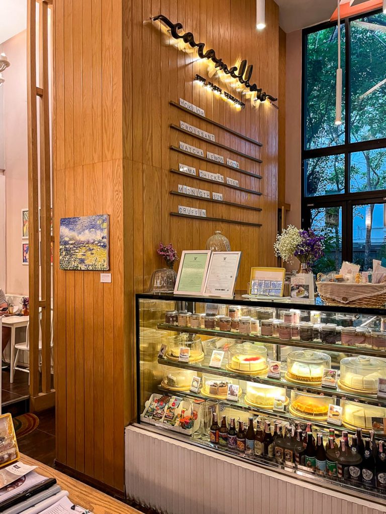 The interior of Caramellow Cafe, Chiang Mai, Thailand
