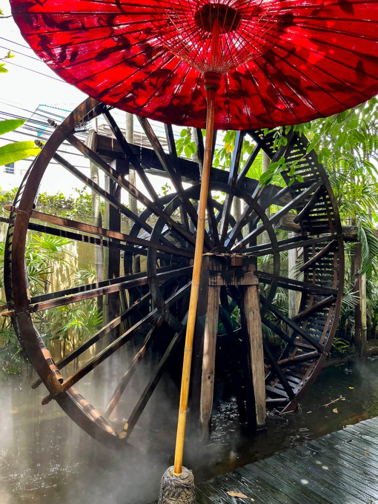 Outside at Fahtara Coffee, Chiang Mai, Thailand