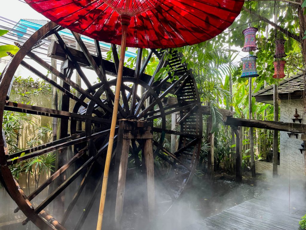 Outside at Fahtara Coffee, Chiang Mai, Thailand
