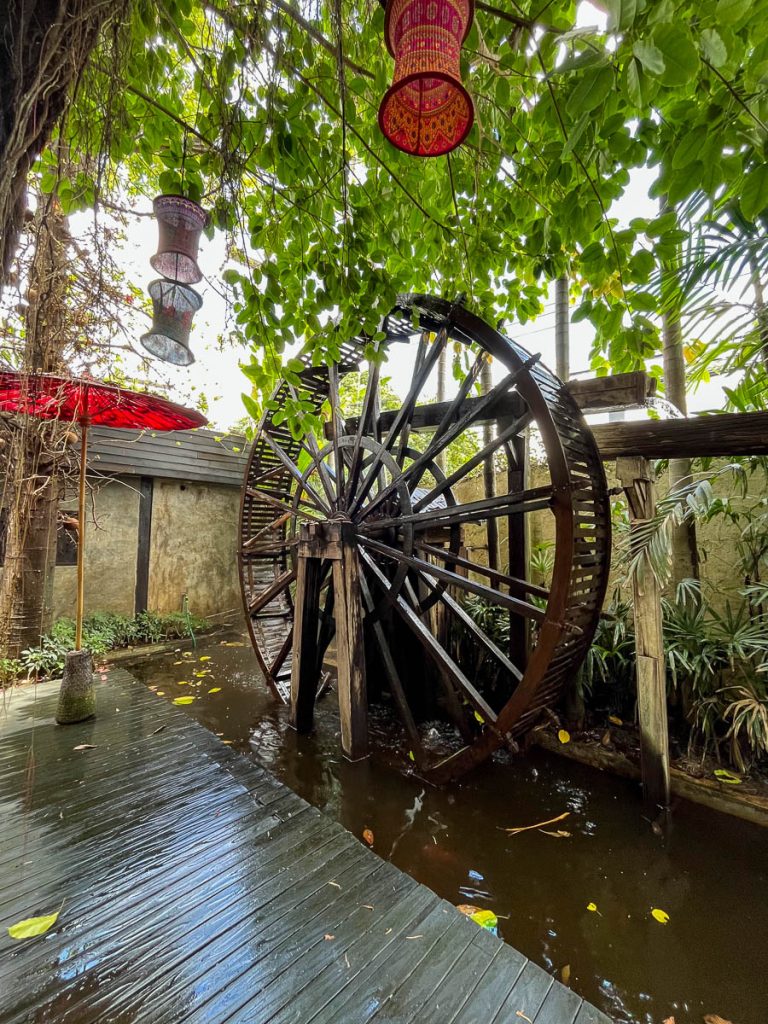 Outside at Fahtara Coffee, Chiang Mai, Thailand