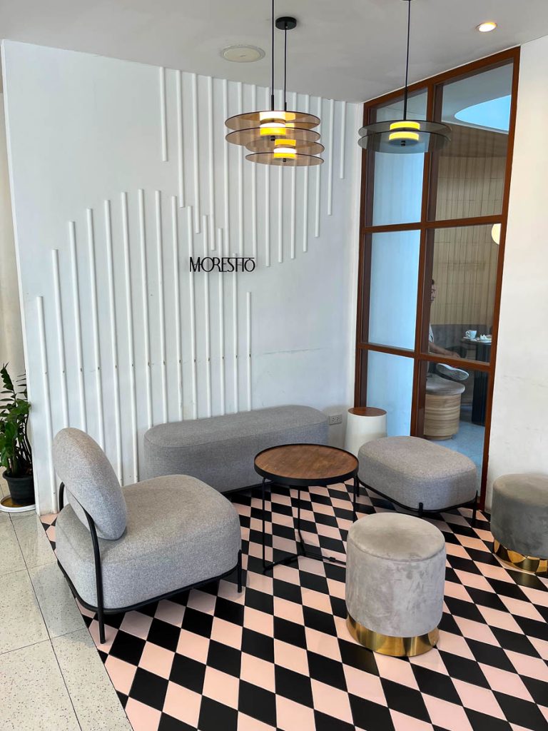 The interior of Morestto, Chiang Mai, Thailand