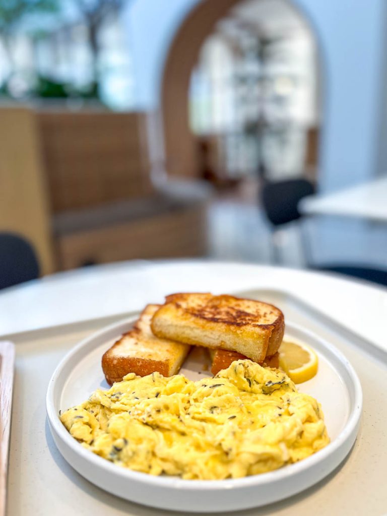 Scrambled Eggs with Toast—A simple and satisfying start Morestto