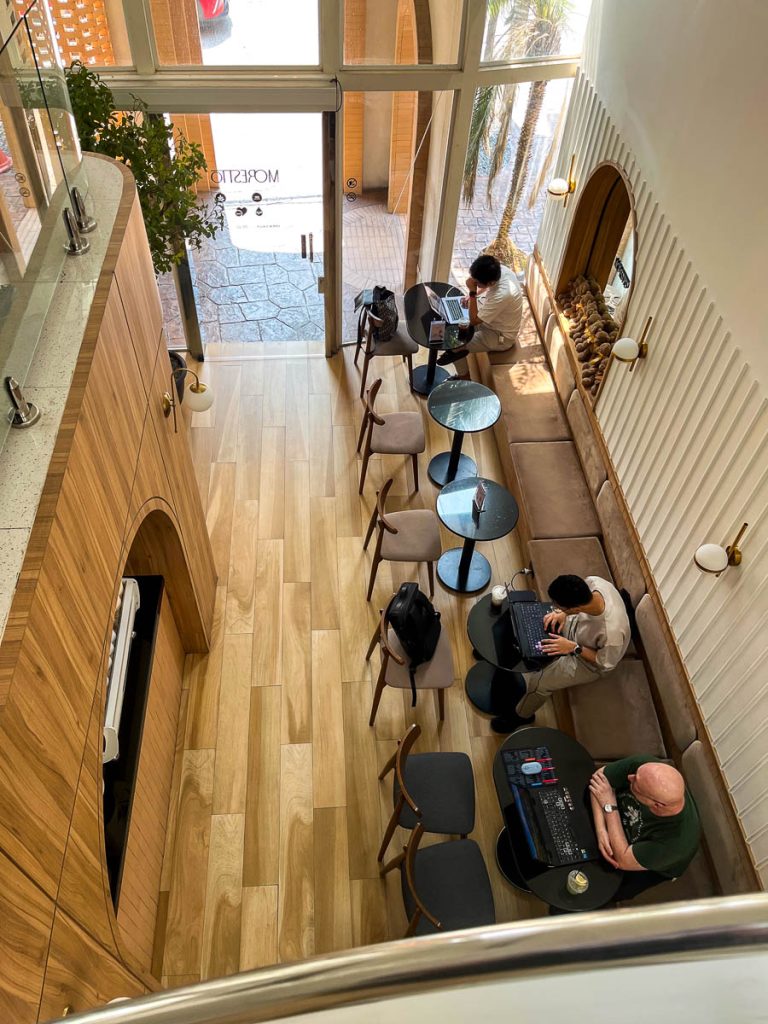 The interior of Morestto, Chiang Mai, Thailand