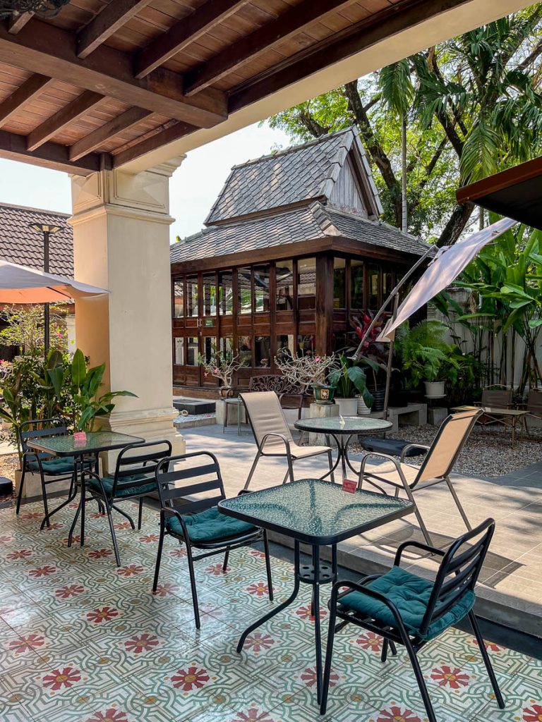 Outdoors at Goodneighbor Cafe, Chiang Mai, Thailand