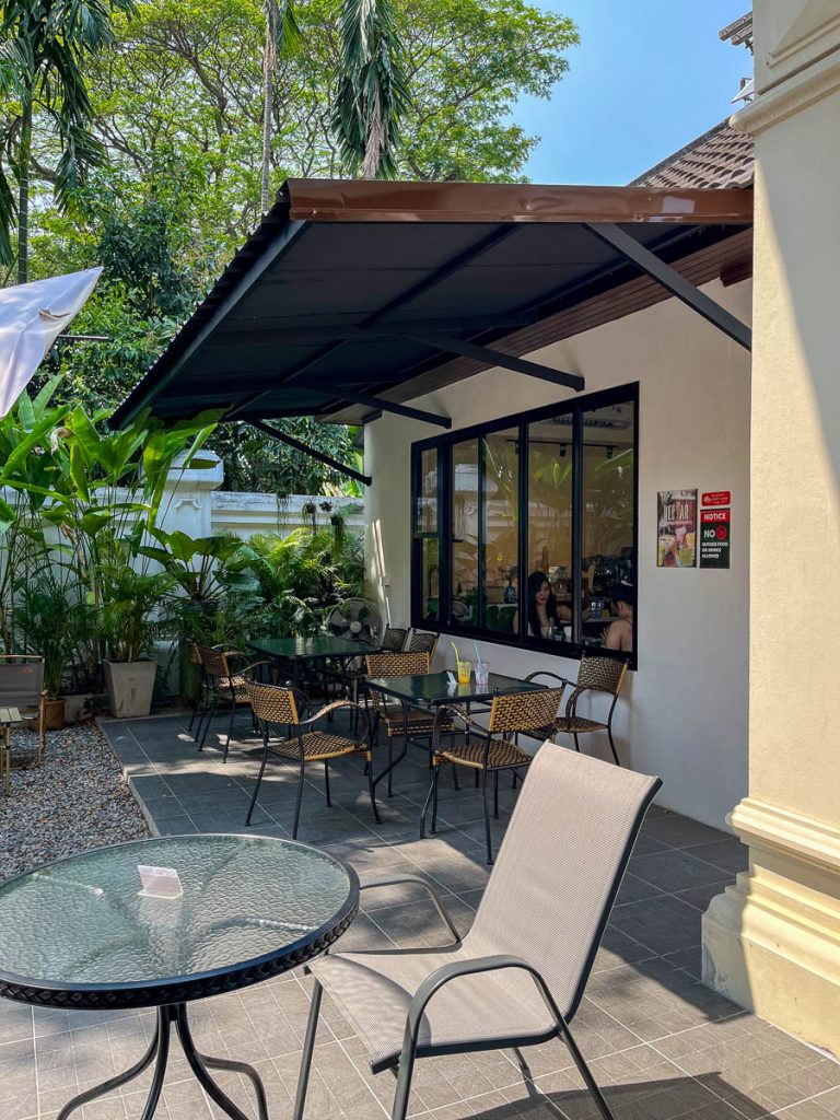 Outdoors at Goodneighbor Cafe, Chiang Mai, Thailand