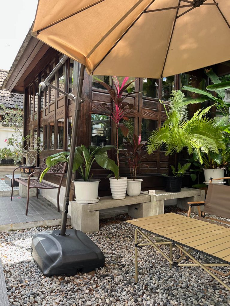 Outdoors at Goodneighbor Cafe, Chiang Mai, Thailand