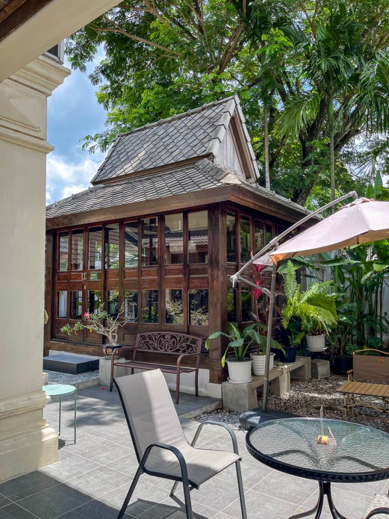Outdoors at Goodneighbor Cafe, Chiang Mai, Thailand
