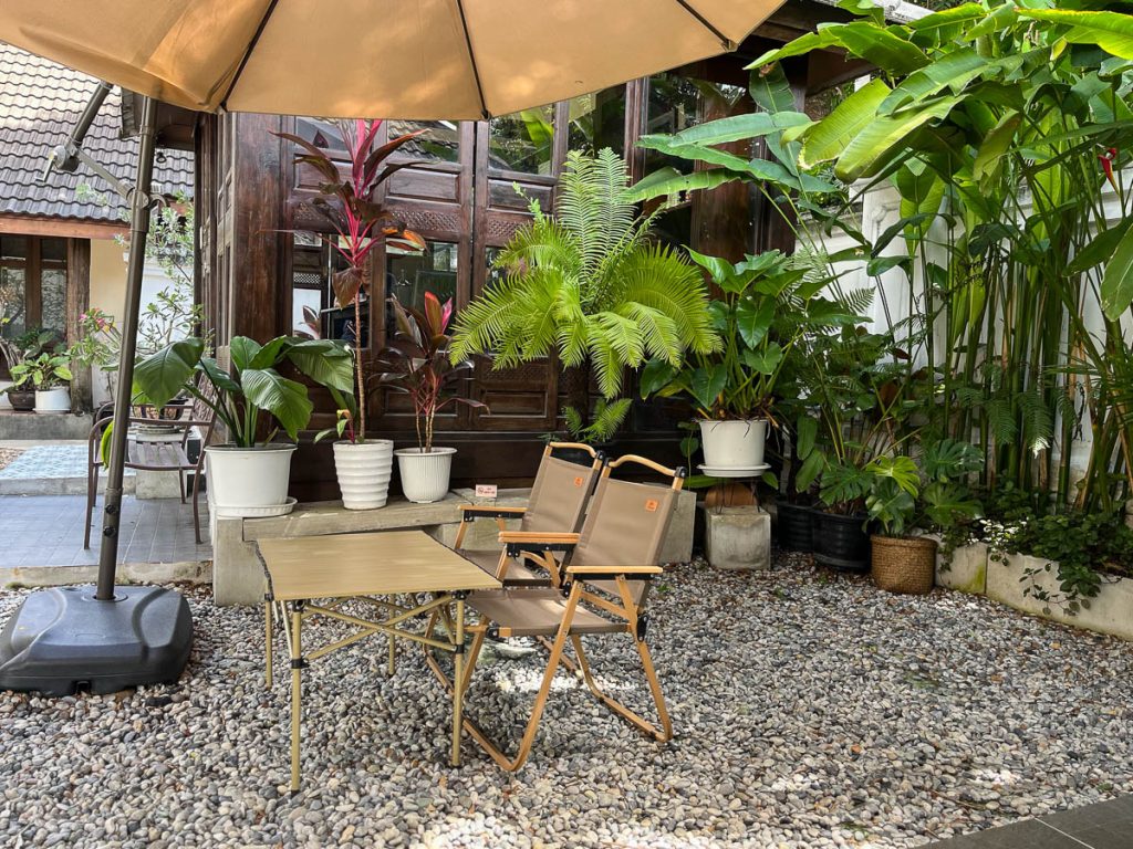 Outdoors at Goodneighbor Cafe, Chiang Mai, Thailand