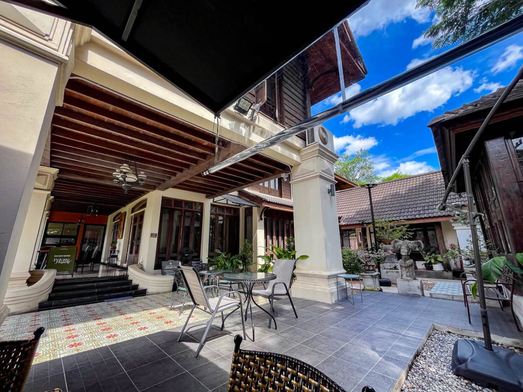 Outdoors at Goodneighbor Cafe, Chiang Mai, Thailand