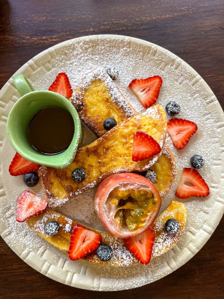 French toast delight — just one of the delicious dishes from the all-day menu at KLAY, Chiang Mai