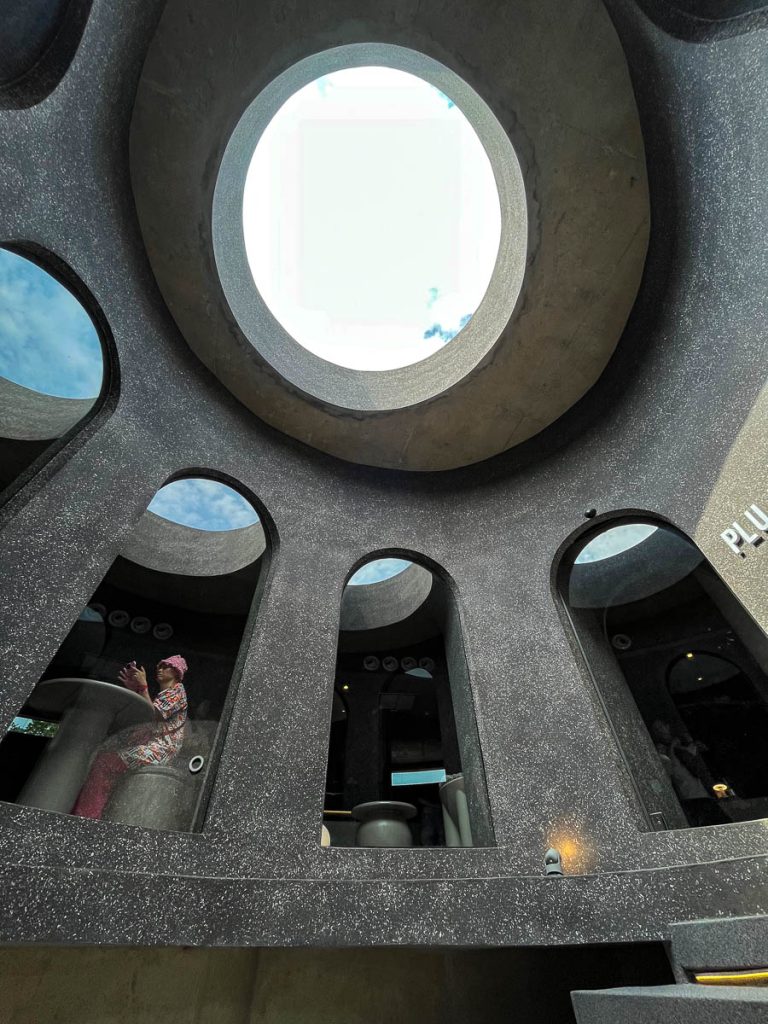 The interior of PLUTO Cafe, Chiang Mai, Thailand