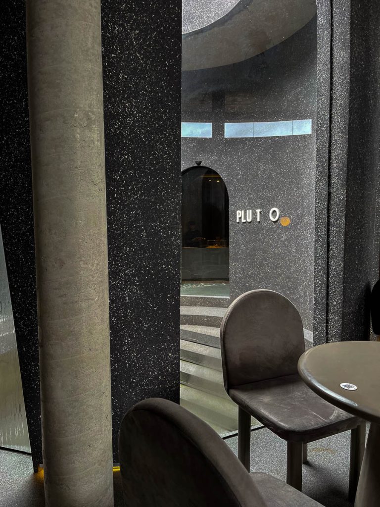 The interior of PLUTO Cafe, Chiang Mai, Thailand