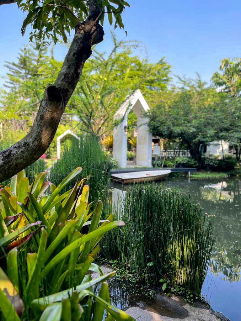 Around the Pond at Fleur Cafe &amp; Eatery, Chiang Mai, Thailand