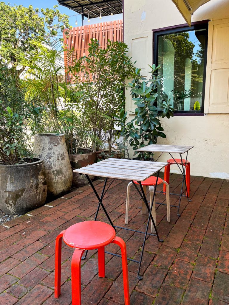 Outside at Baan 104, Chiang Mai, Thailand