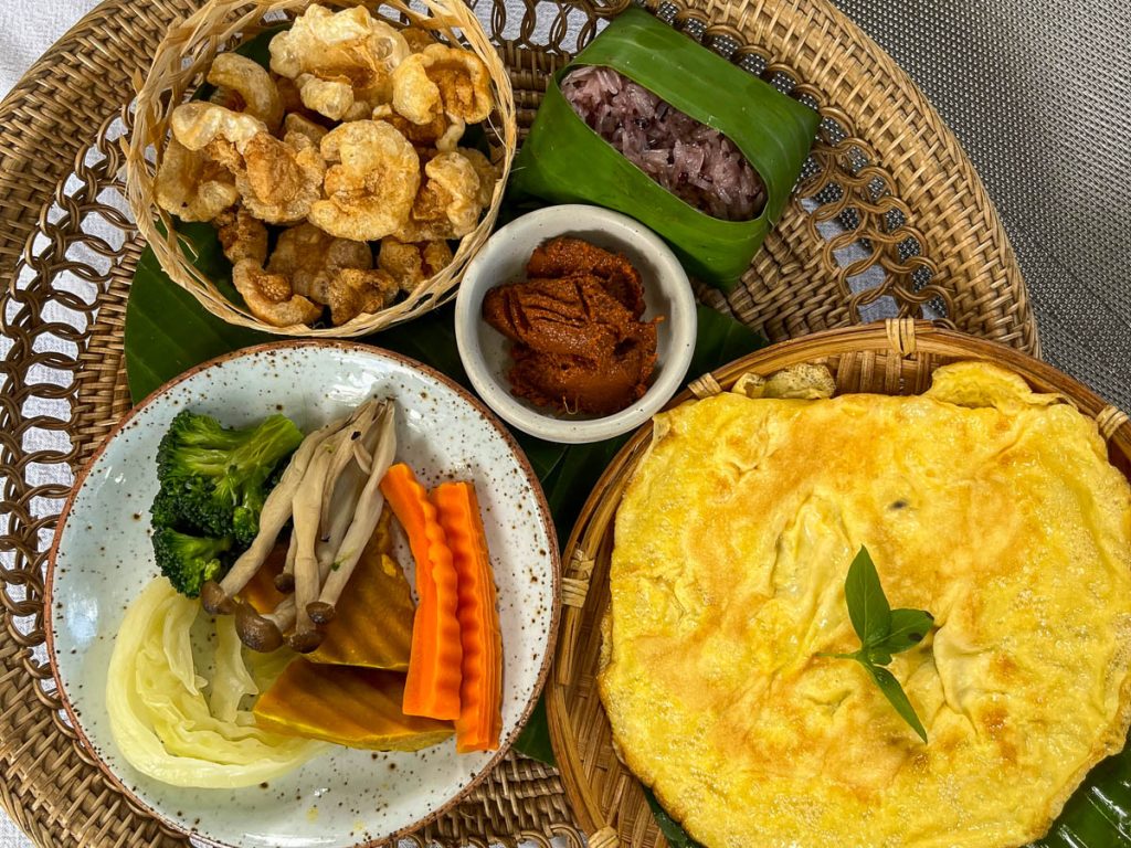From the menu at LANN Cafe, Chiang Mai