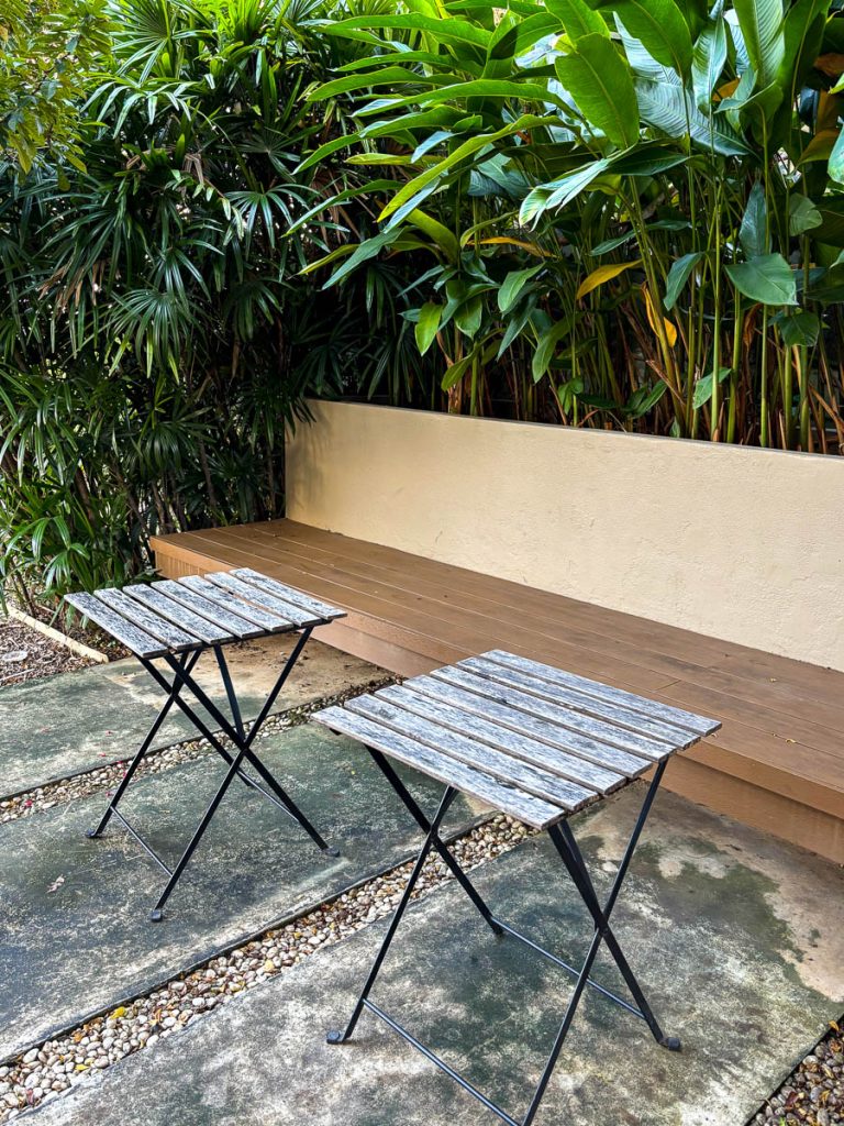 Outside at Baan 104, Chiang Mai, Thailand