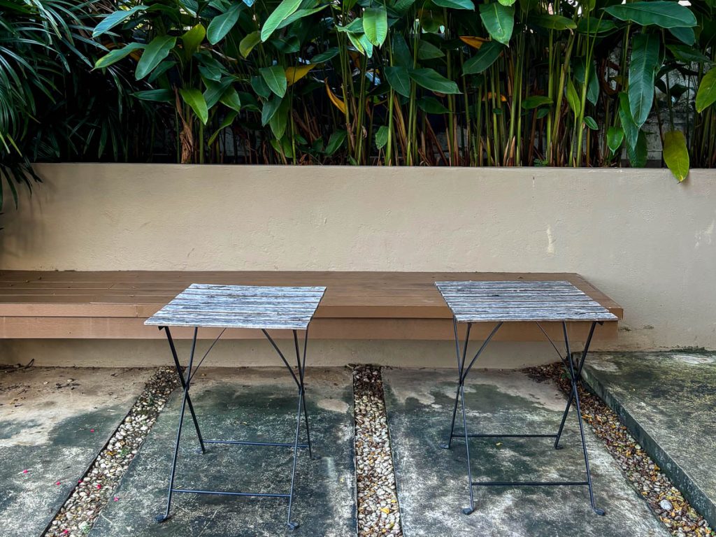 Outside at Baan 104, Chiang Mai, Thailand