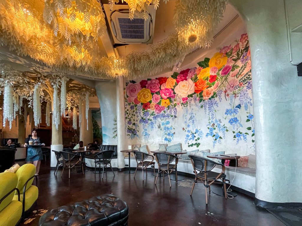 The interior of Much Room Cafe, Chiang Mai, Thailand