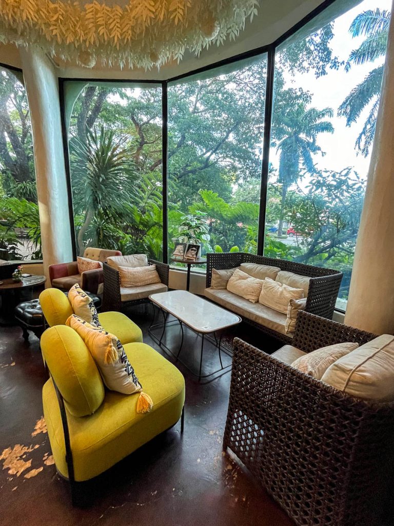 The interior of Much Room Cafe, Chiang Mai, Thailand