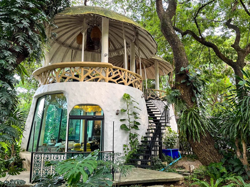 Outside at Much Room Cafe, Chiang Mai, Thailand