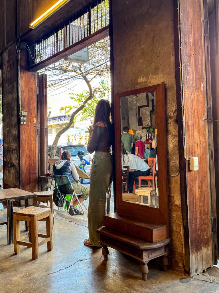 The interior of Flo Coffee Brewers, Chiang Mai, Thailand
