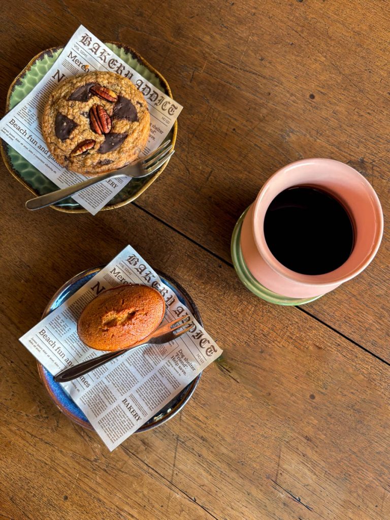 Baked goods and slow drip coffee served at Flo Coffee Brewers in San Pa Khoi, Chiang Mai