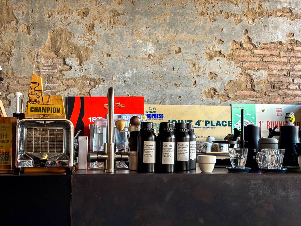 The interior of Flo Coffee Brewers, Chiang Mai, Thailand