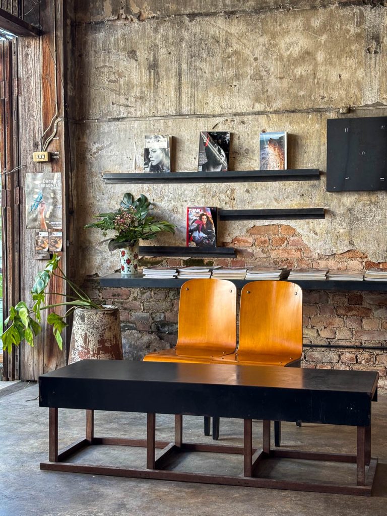 The interior of Flo Coffee Brewers, Chiang Mai, Thailand