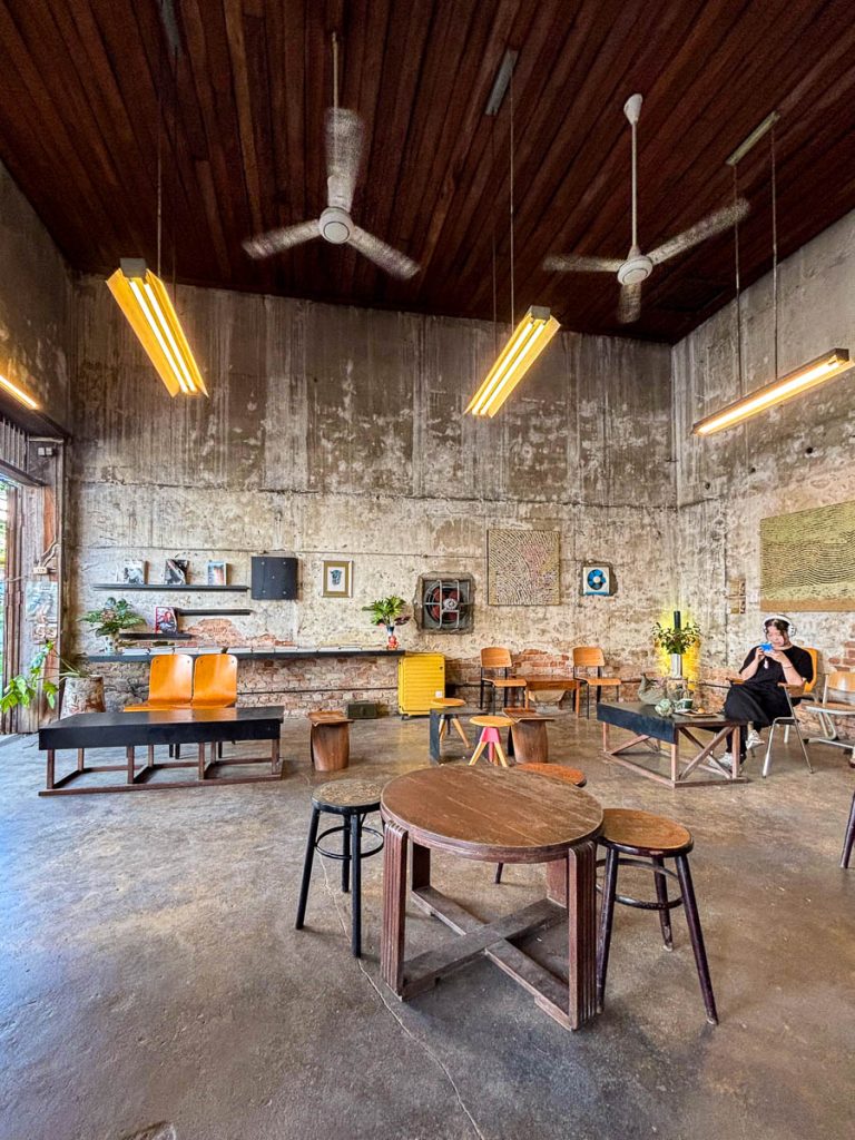 The interior of Flo Coffee Brewers, Chiang Mai, Thailand