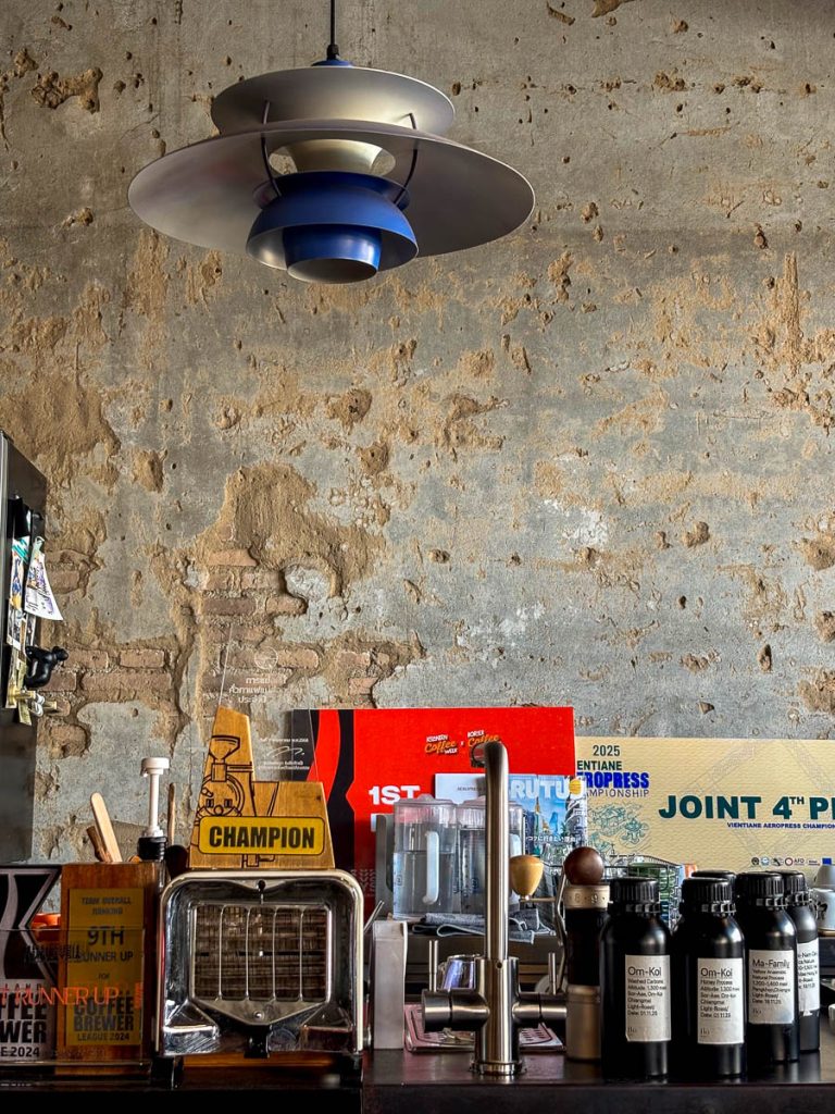 The interior of Flo Coffee Brewers, Chiang Mai, Thailand