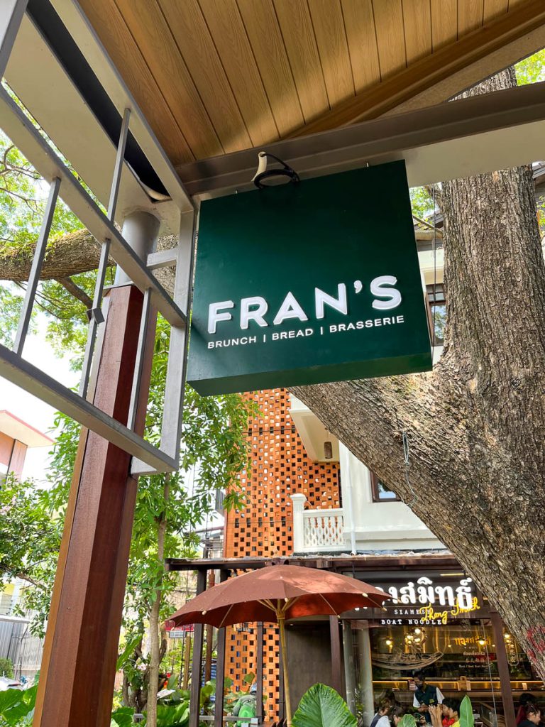 Outside at FRAN'S Chiang Mai, Thailand