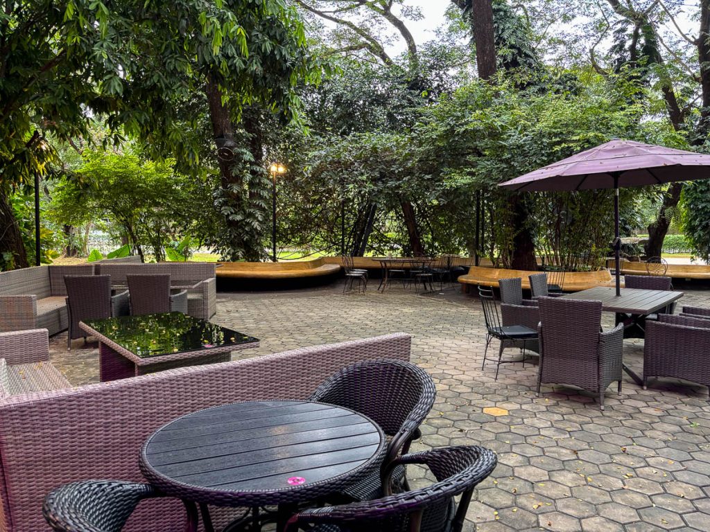 Outside at Much Room Cafe, Chiang Mai, Thailand