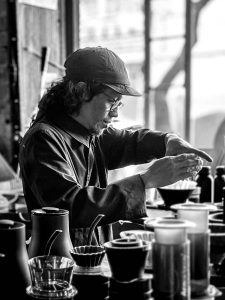 Pierre Pruttipol (Aksornkul), the founder of Flo Coffee Brewers in Chiang Mai