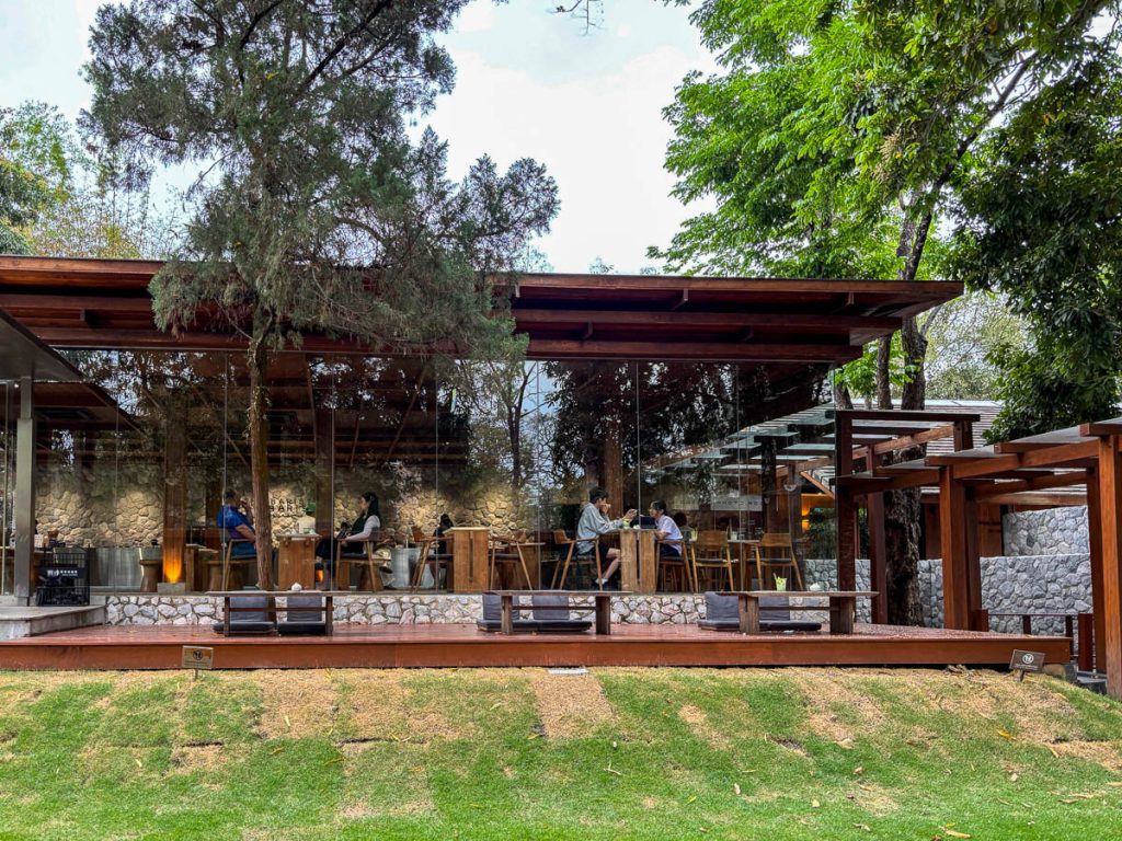The speed bar pavilion at Baristro Asian Style, Chiang Mai, Thailand