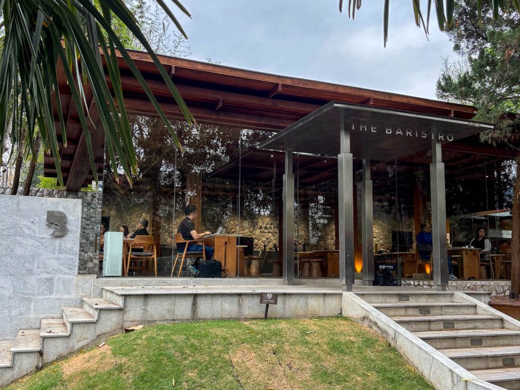 The speed bar pavilion at Baristro Asian Style, Chiang Mai, Thailand