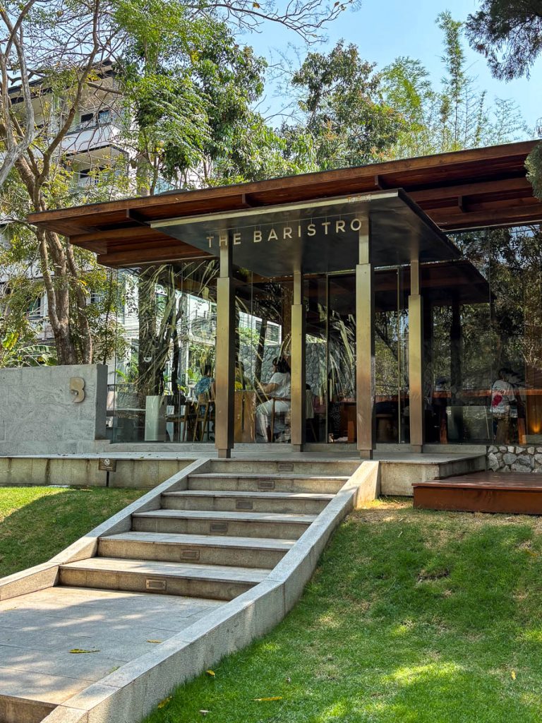 The speed bar pavilion at Baristro Asian Style, Chiang Mai, Thailand