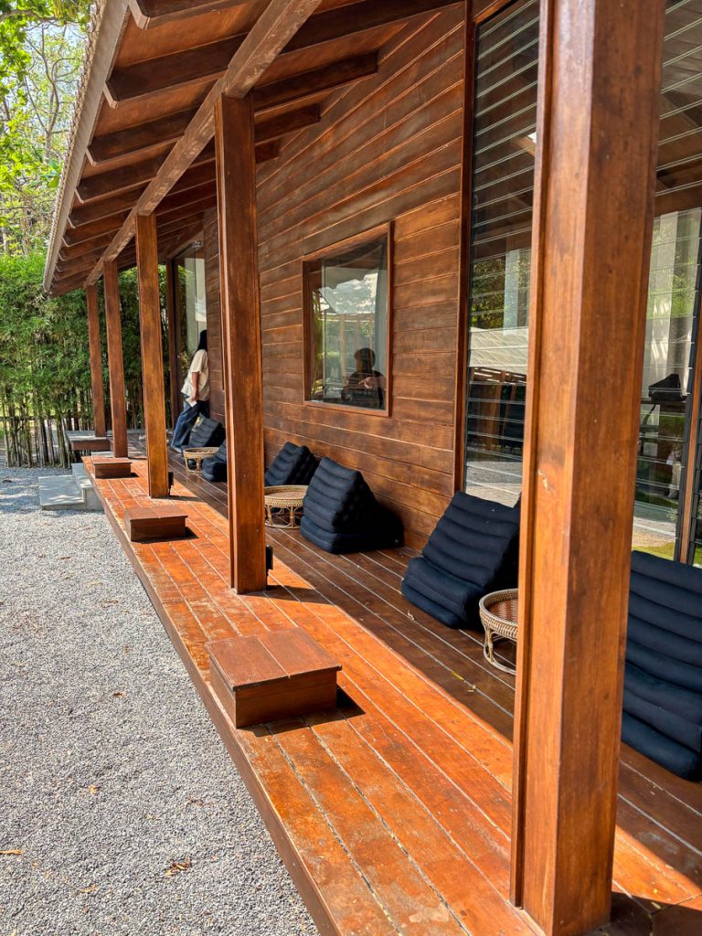The Lanna workspace at Baristro Asian Style, Chiang Mai, Thailand