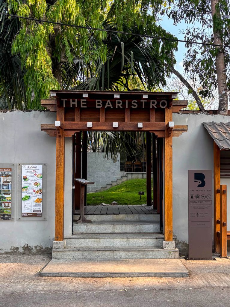 Baristro Asian Style entrance, Chiang Mai, Thailand