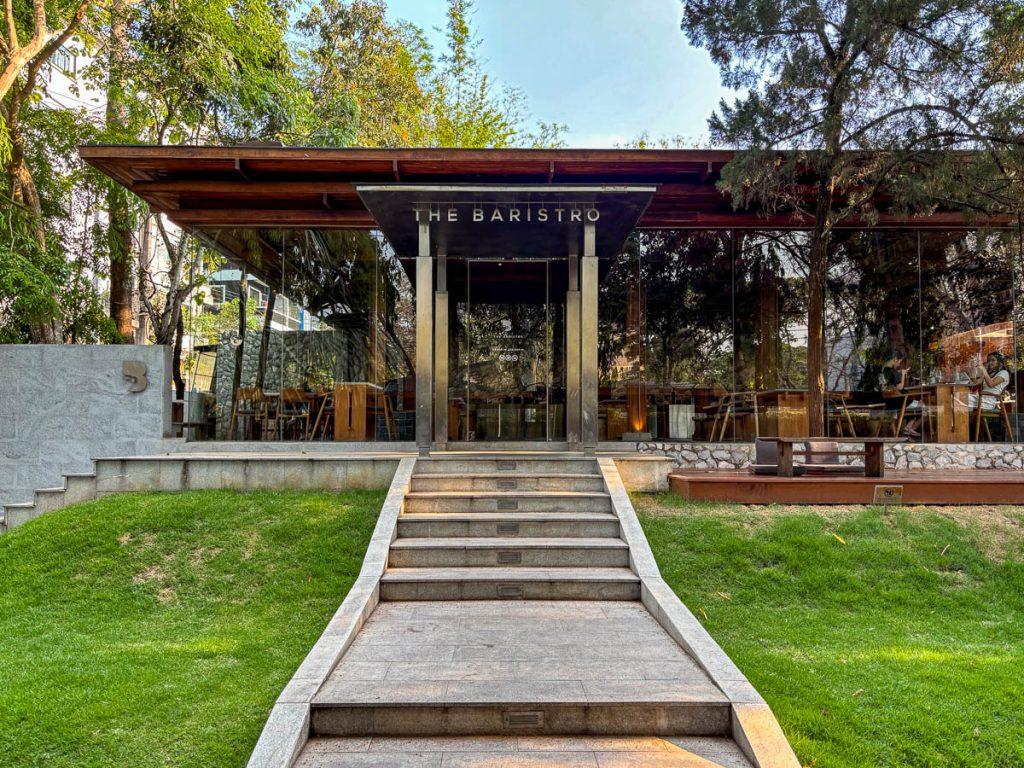 The speed bar pavilion at Baristro Asian Style, Chiang Mai, Thailand