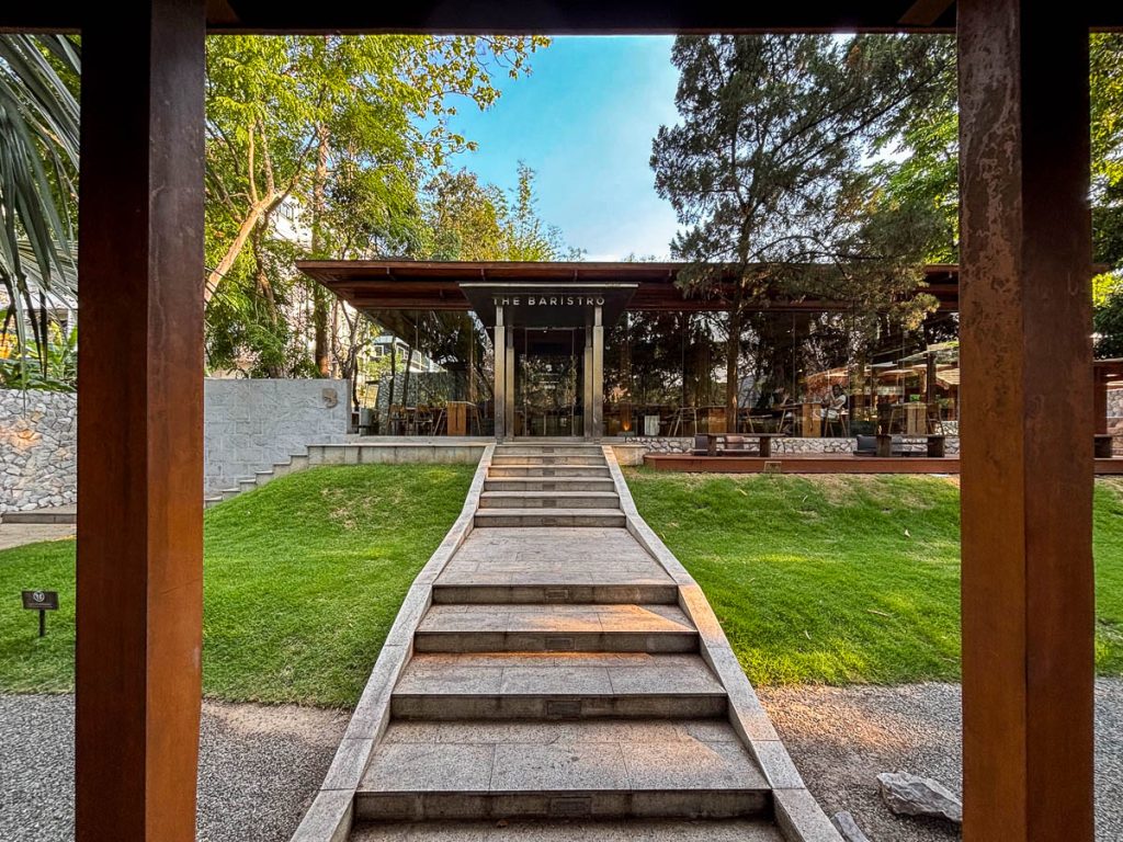 The speed bar pavilion at Baristro Asian Style, Chiang Mai, Thailand