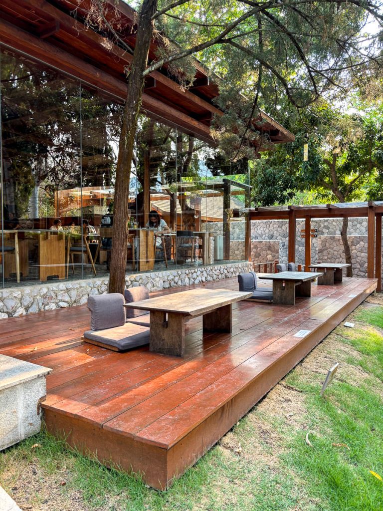 The speed bar pavilion at Baristro Asian Style, Chiang Mai, Thailand