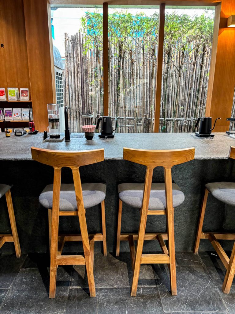 Coffee slow bar at Baristro Asian Style, Chiang Mai, Thailand