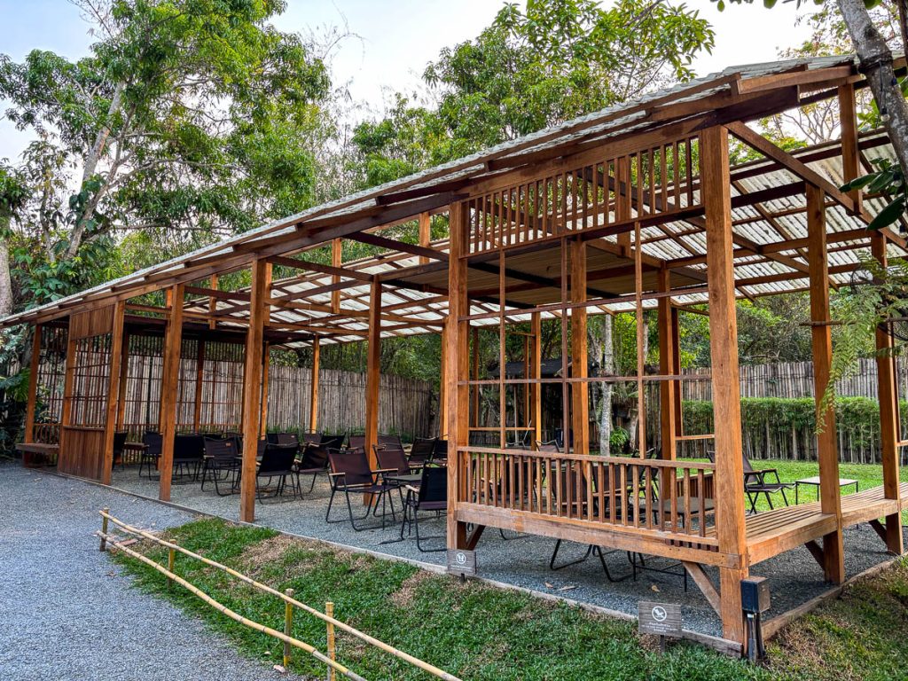 Garden zone at Baristro Asian Style, Chiang Mai, Thailand