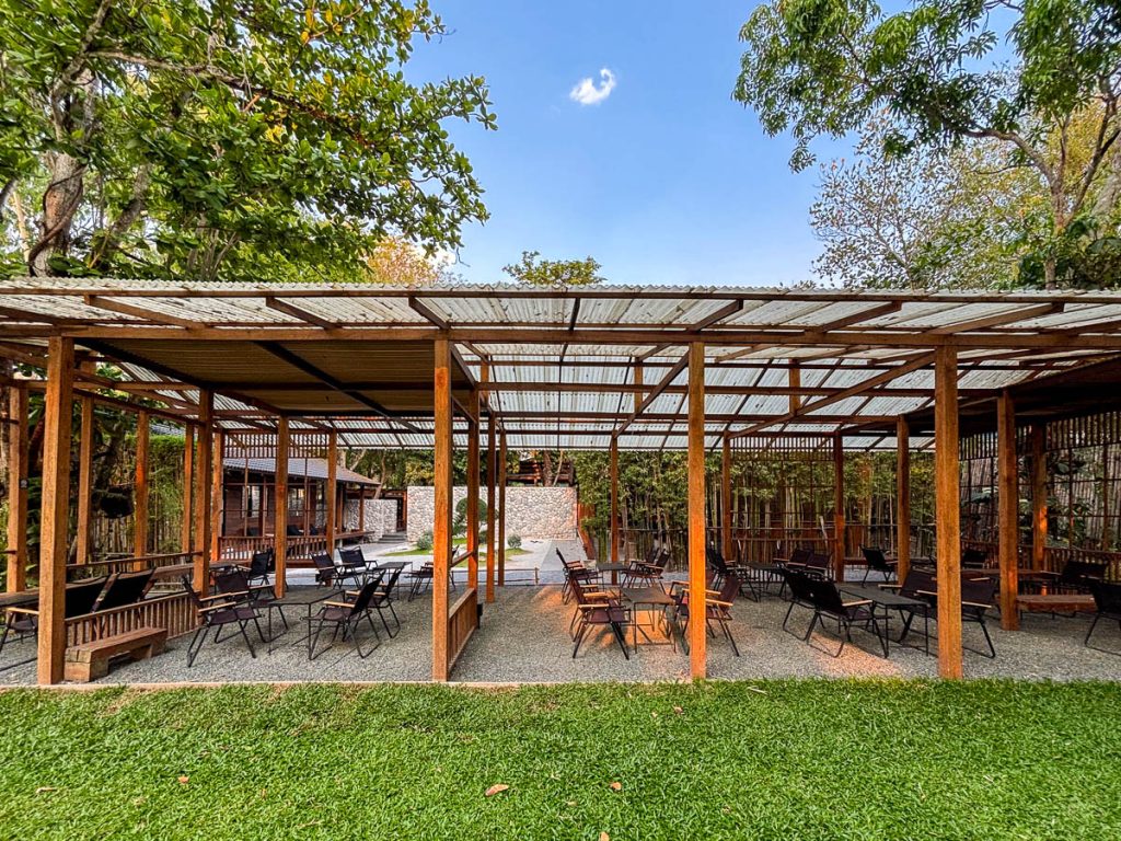 Garden zone at Baristro Asian Style, Chiang Mai, Thailand