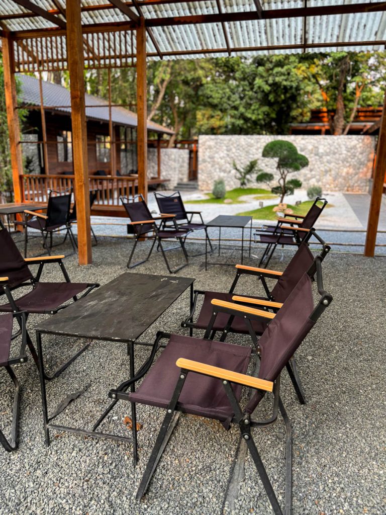 Garden zone at Baristro Asian Style, Chiang Mai, Thailand